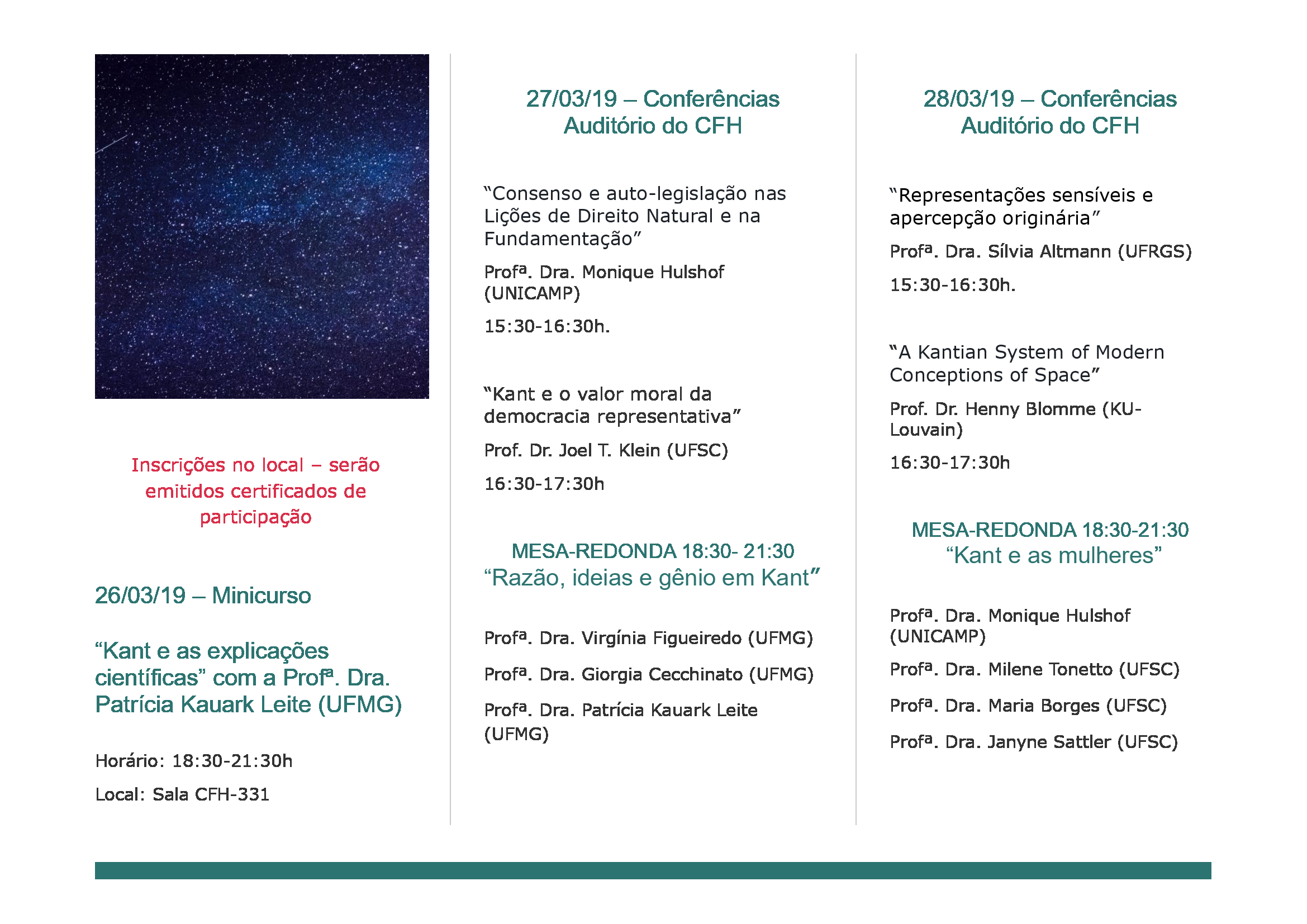 Kant in South America - Kantinsa - UFSC - Brazil